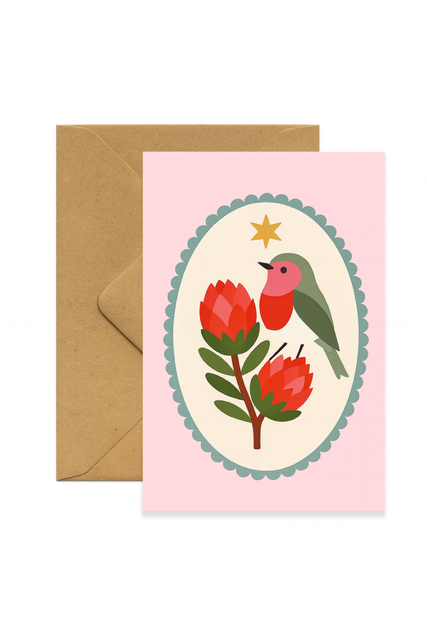 Robin Christmas Card