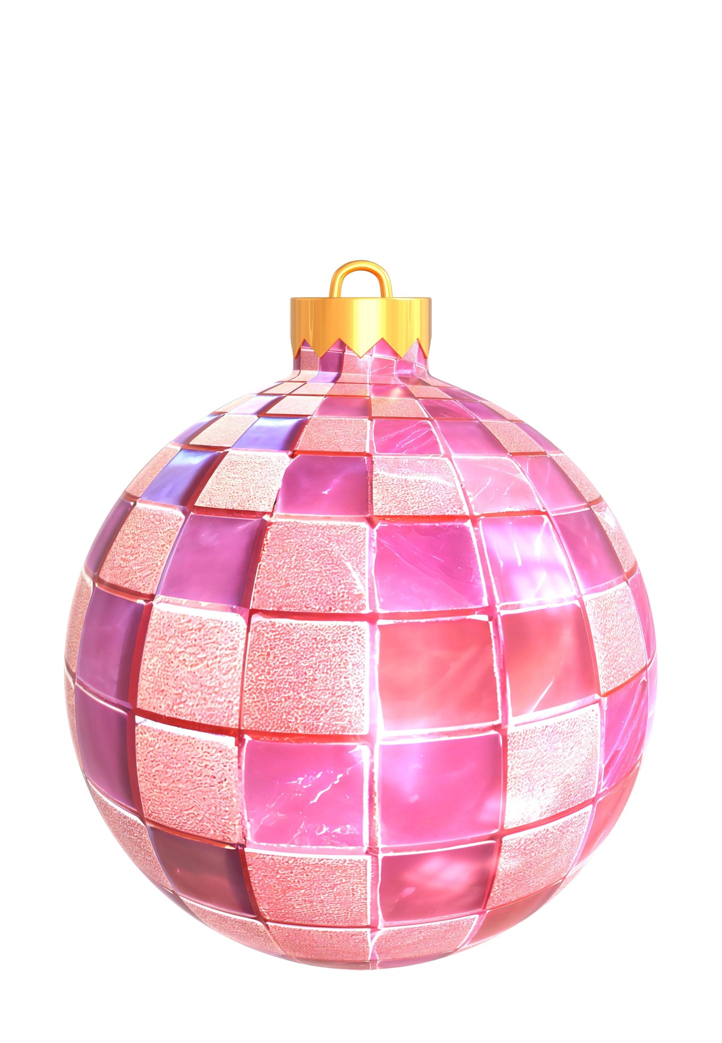 Disco Ball Christmas Tag