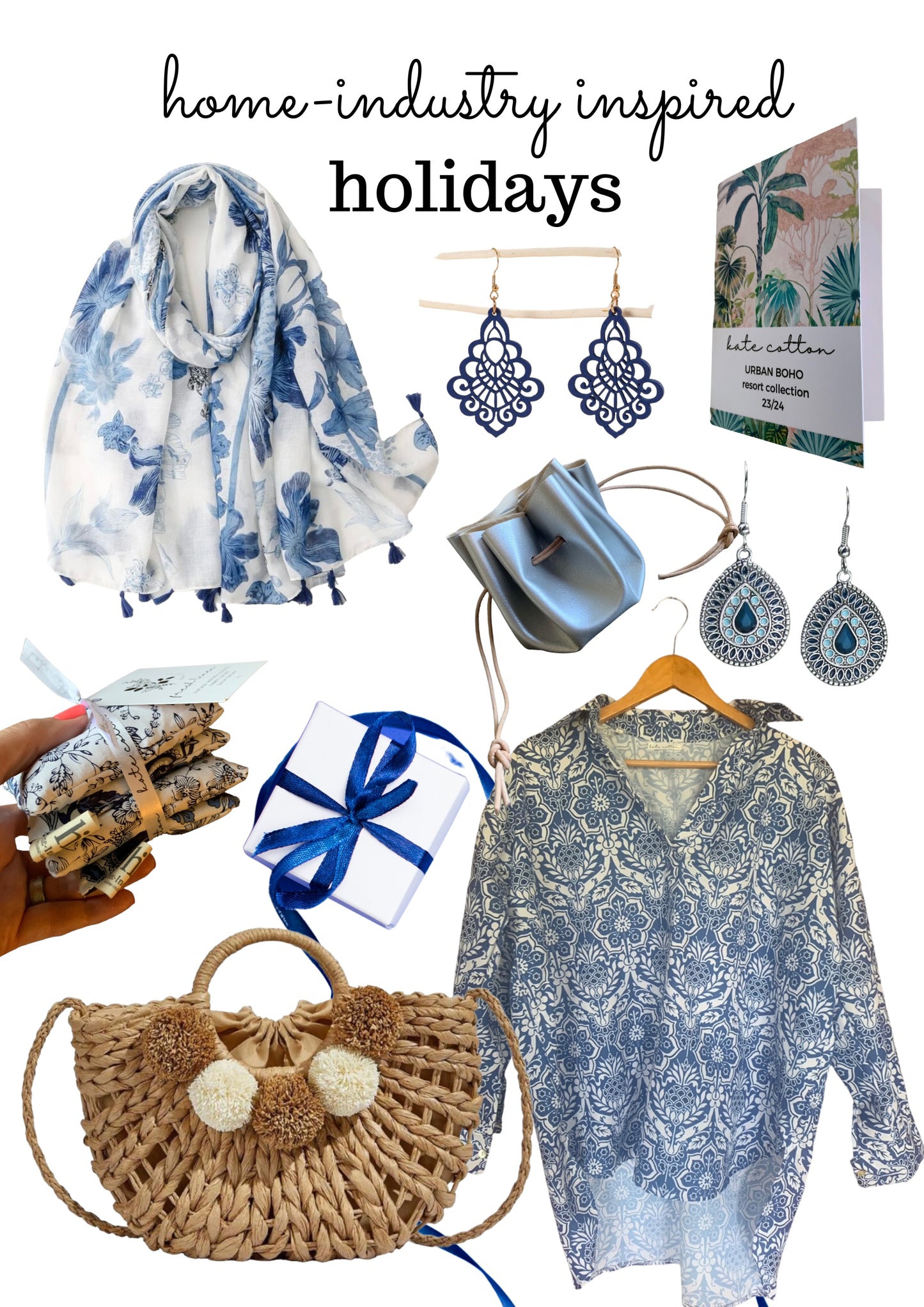 Holidays - Blues SS 23/24 mood board