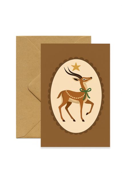 Bokkie Christmas Card