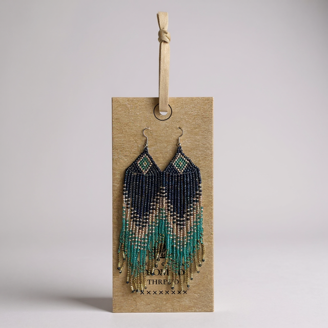 Nomad Threads Earrings - Blue