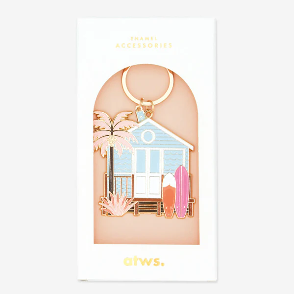 Beach House Key Chain