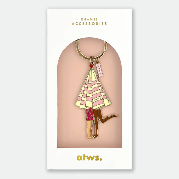 Beach Lovers Key Chain