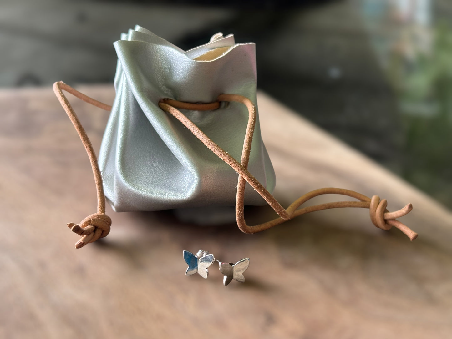 Butterfly 925 Silver Stud Earrings