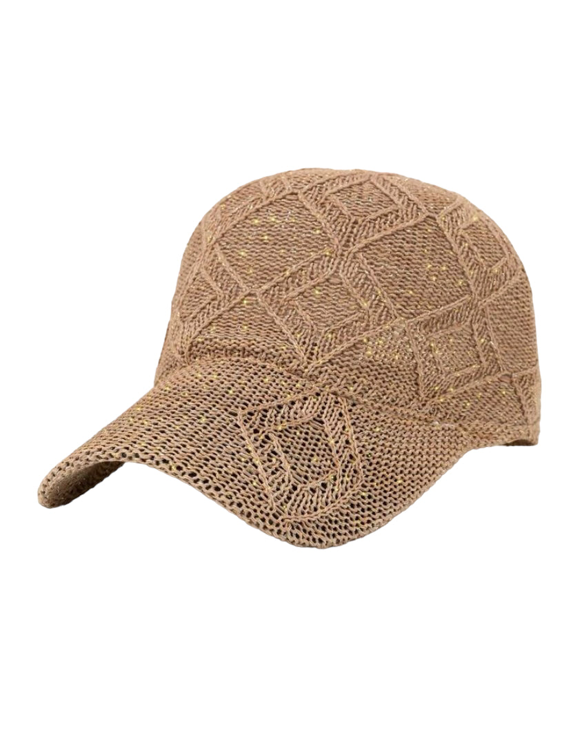 Woven Boho Trucker Cap