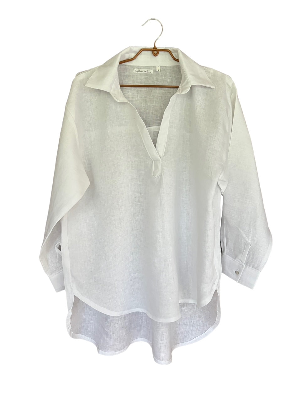 White Linen Resort Top