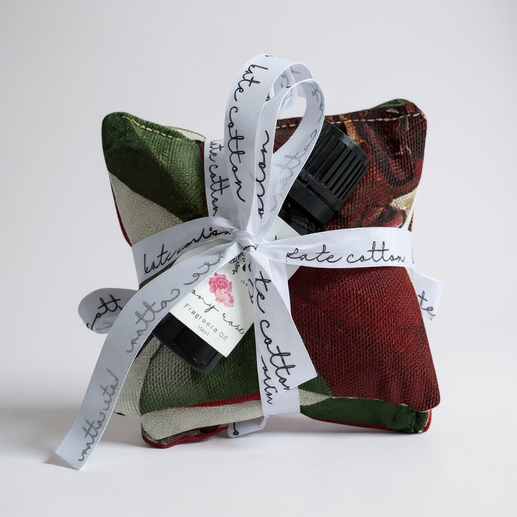 kate cotton peony rose vintage style scented sachets 4pk