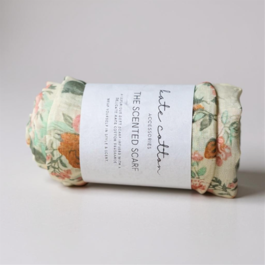 floral meadow scented scarf gift roll