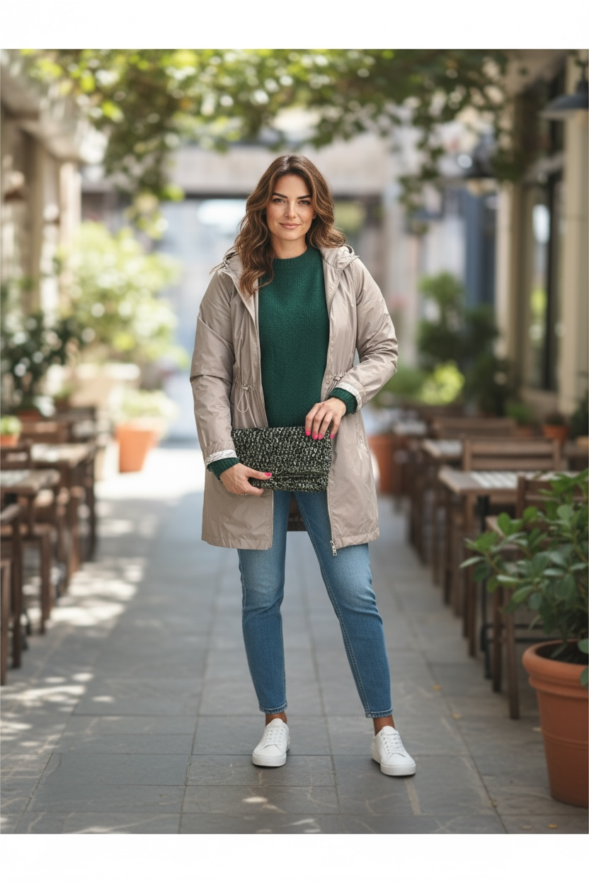 Rewind Clutch Bag - Green