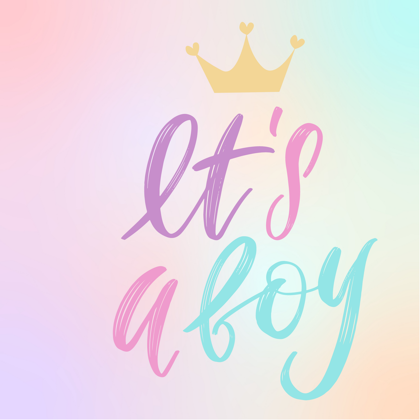 It's a Boy Card