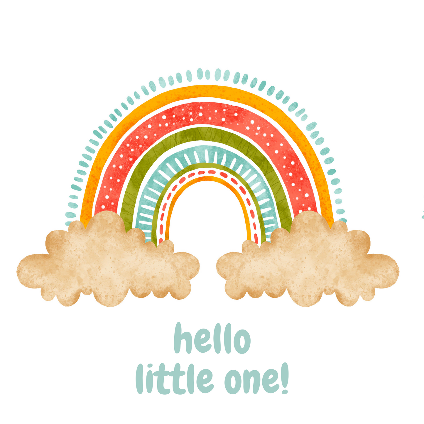 Hello little one Card