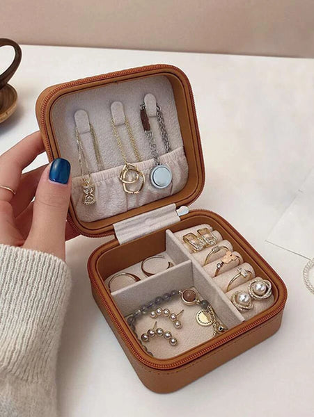 Mini Travel Jewellery Box with Tassel