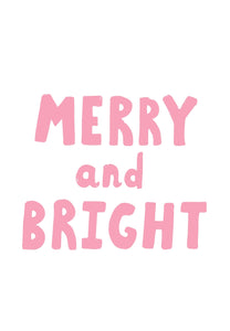 Merry and Bright Christmas Tag