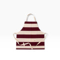 Braai South Africa | Apron - Rugby Stripe Burgundy