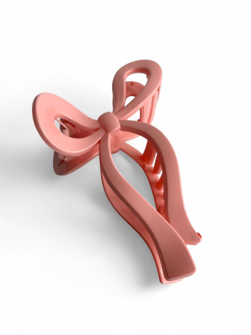 pink bow hairclip