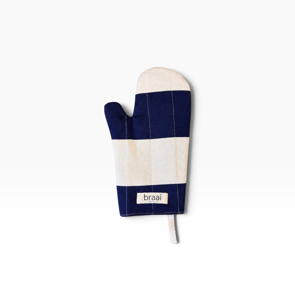 Braai South Africa | Braai Mitt - Rugby Stripe Navy