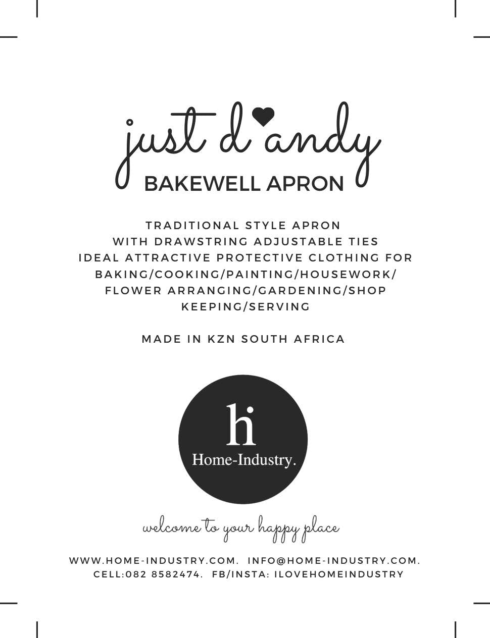 Bakewell Apron - Pincushion Protea