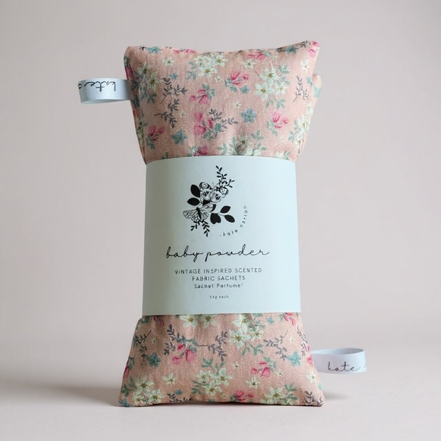 kate cotton baby powder vintage style scented sachets