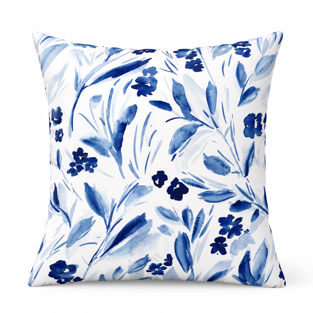kate cotton blue ink 50x50 scatter