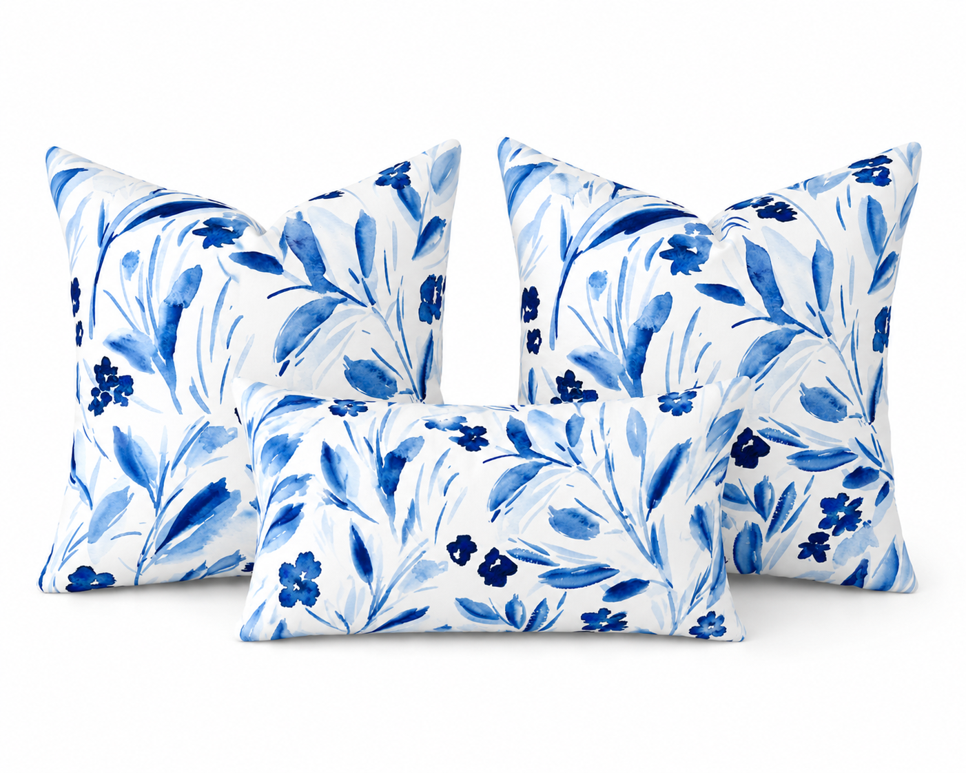 kate cotton blue ink trio of scatters