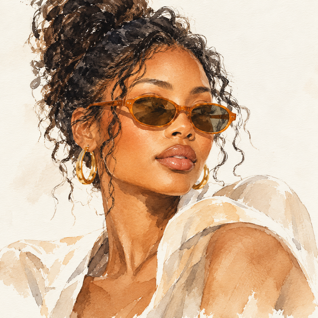 vanté 1149 amber oval sunglasses