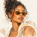 vanté 1149 amber oval sunglasses