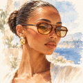 vanté 9057 polarised tortoise shell sunglasses