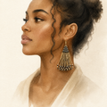 sade beaded earrings - made in sa