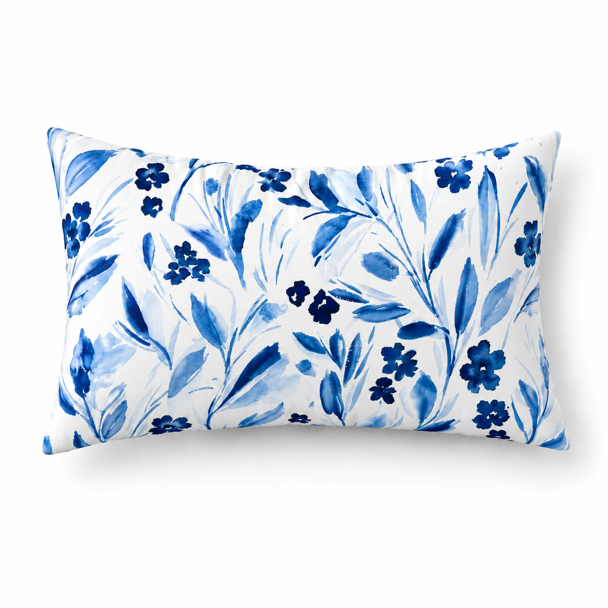 kate cotton blue ink 50x50 scatter