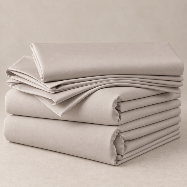 Kate Cotton Pebble 600tc Flat Sheet