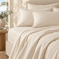 Kate Cotton Ecru 600tc Duvet Cover Set