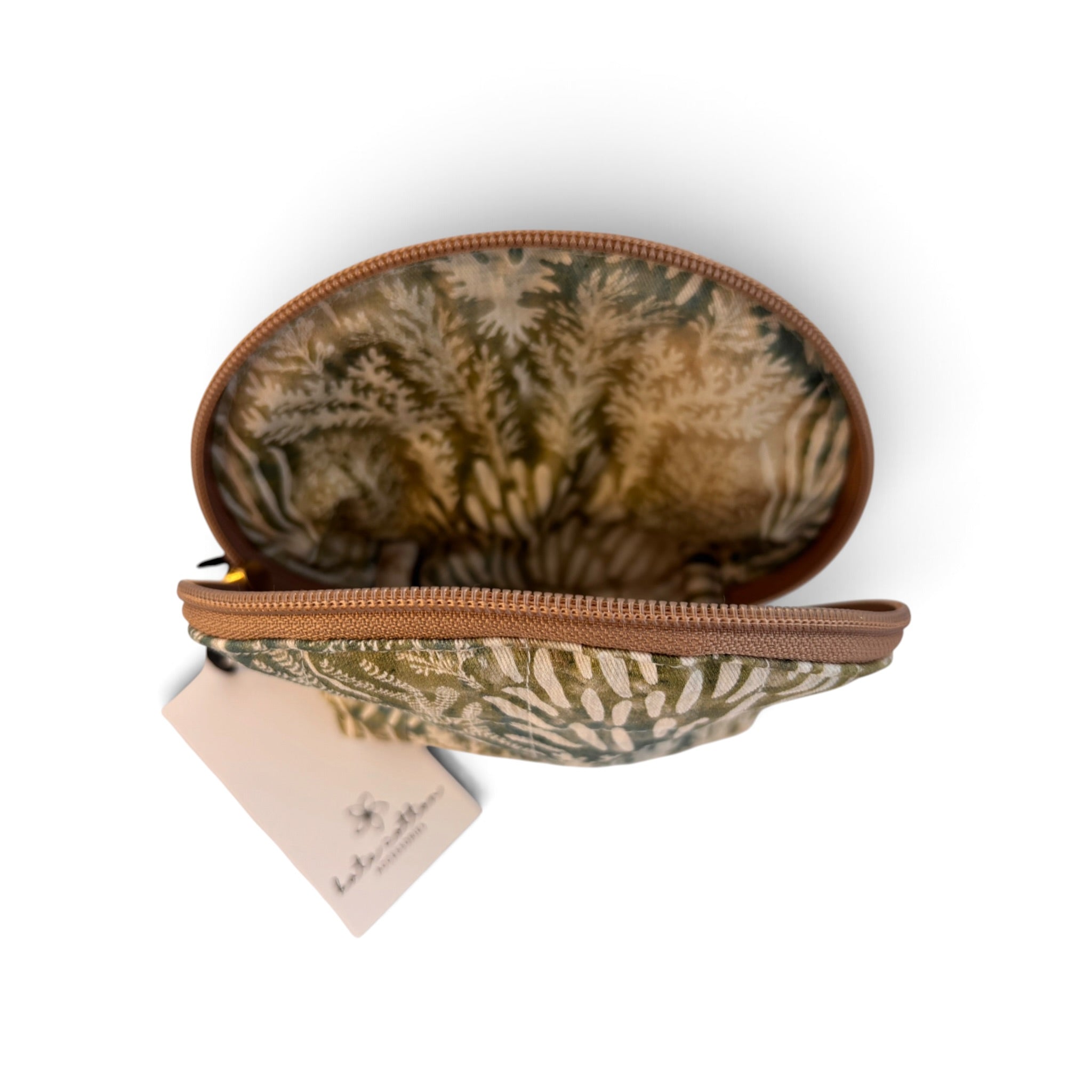 kate cotton arch cosmetic bag - ocean breeze
