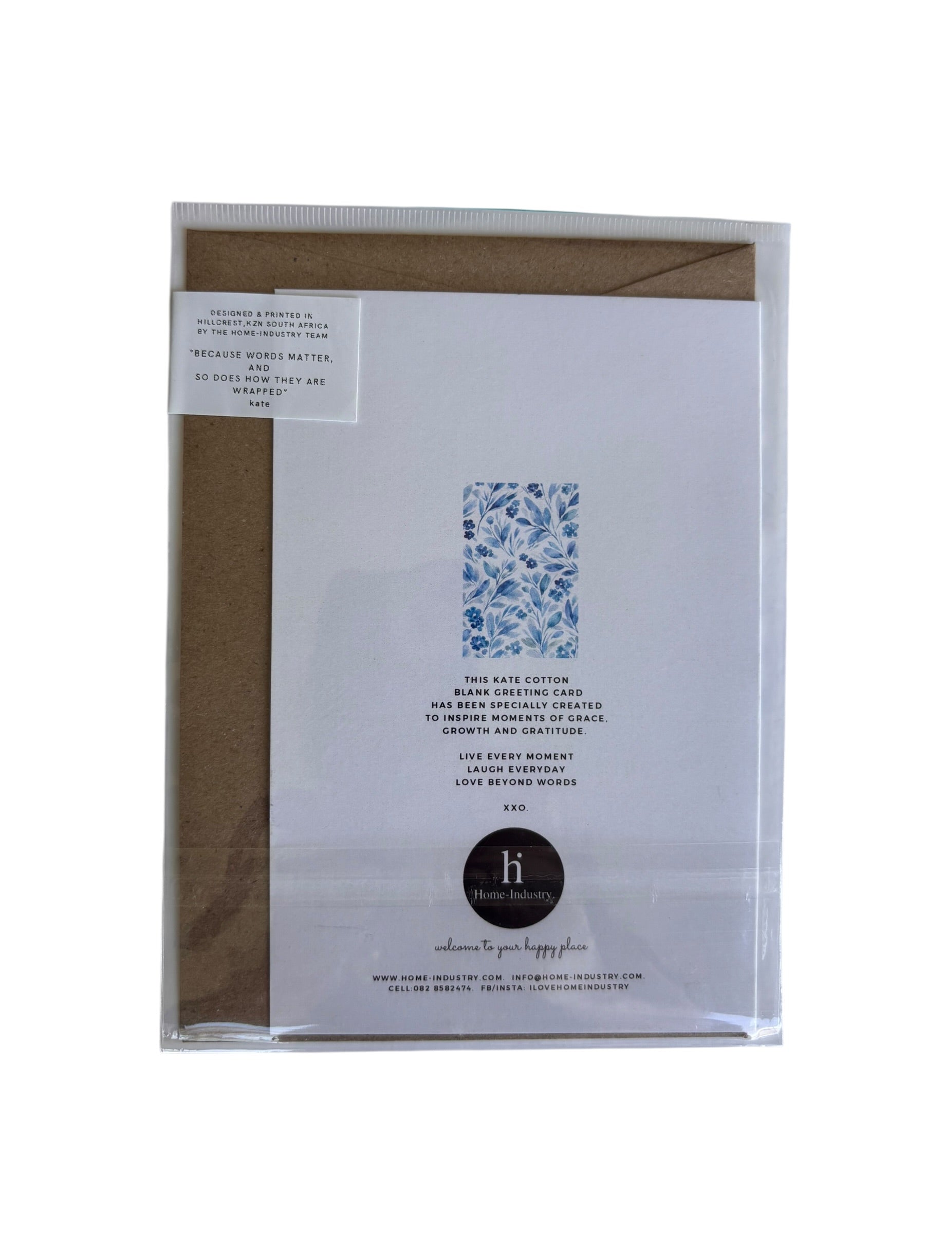 French Pear Card - Blank inside