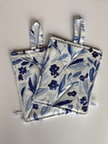 Oven Mitts - French Pear Print