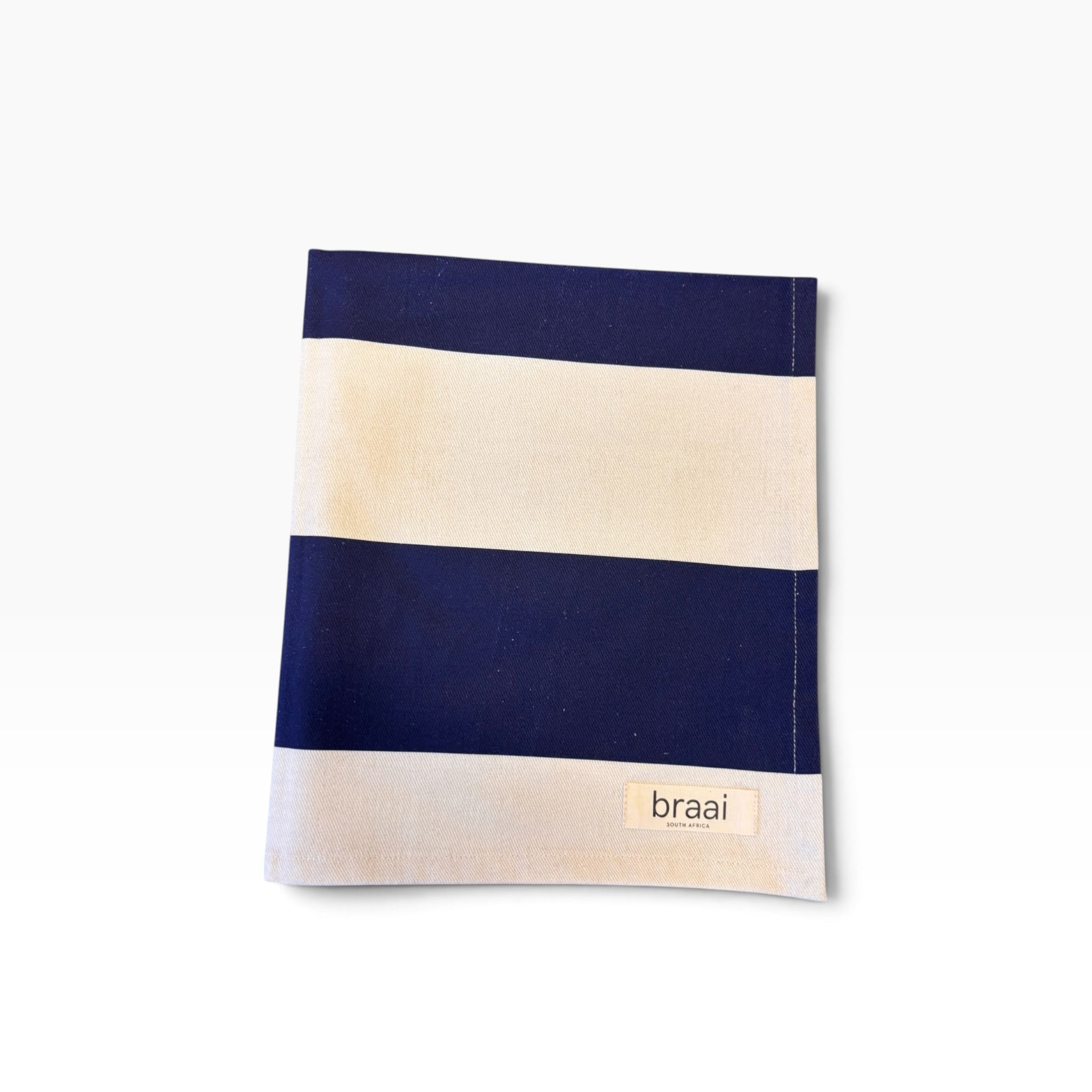 Braai South Africa | Braai Cloth - Rugby Stripe Navy