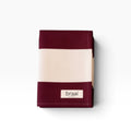 Braai South Africa | Braai Cloth - Rugby Stripe Burgundy