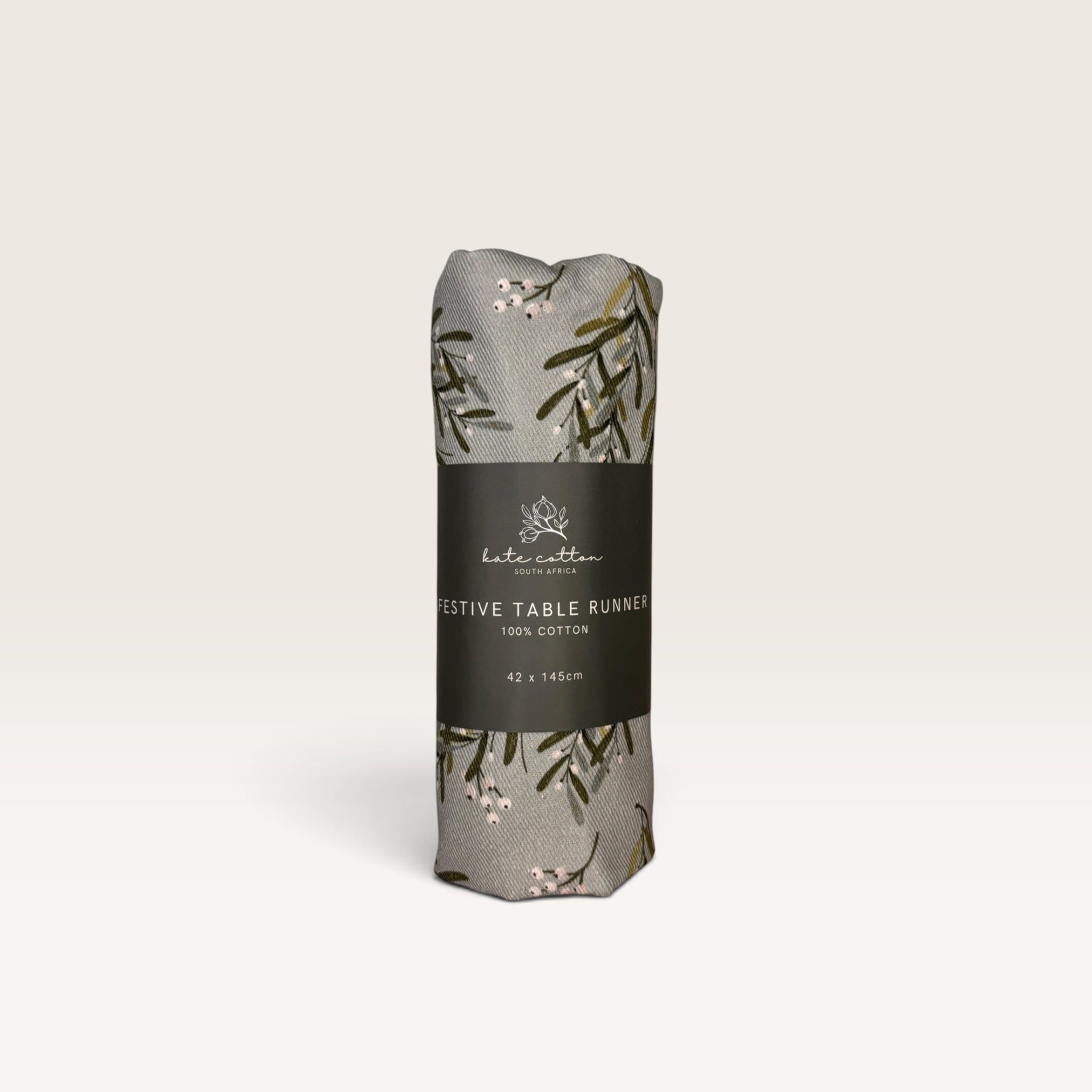 Festive Table Runner - Mistletoe Sage