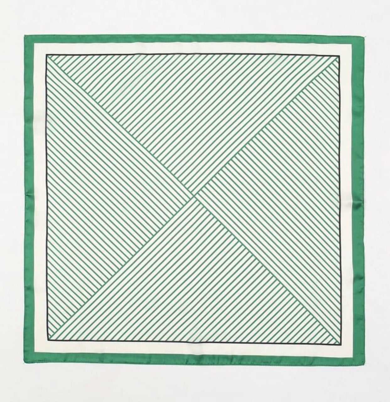 milano green bandana scarf