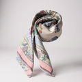 floral butterfly garden bandana scarf