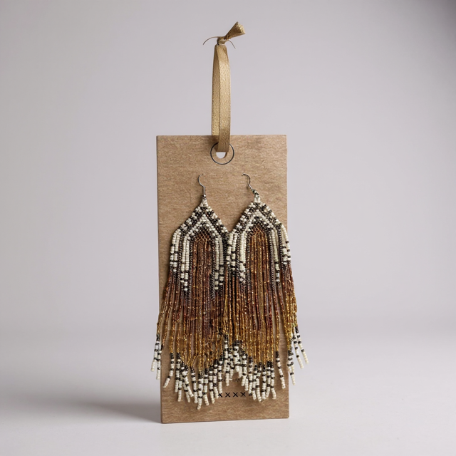 Nomad Threads Earrings - Mocca
