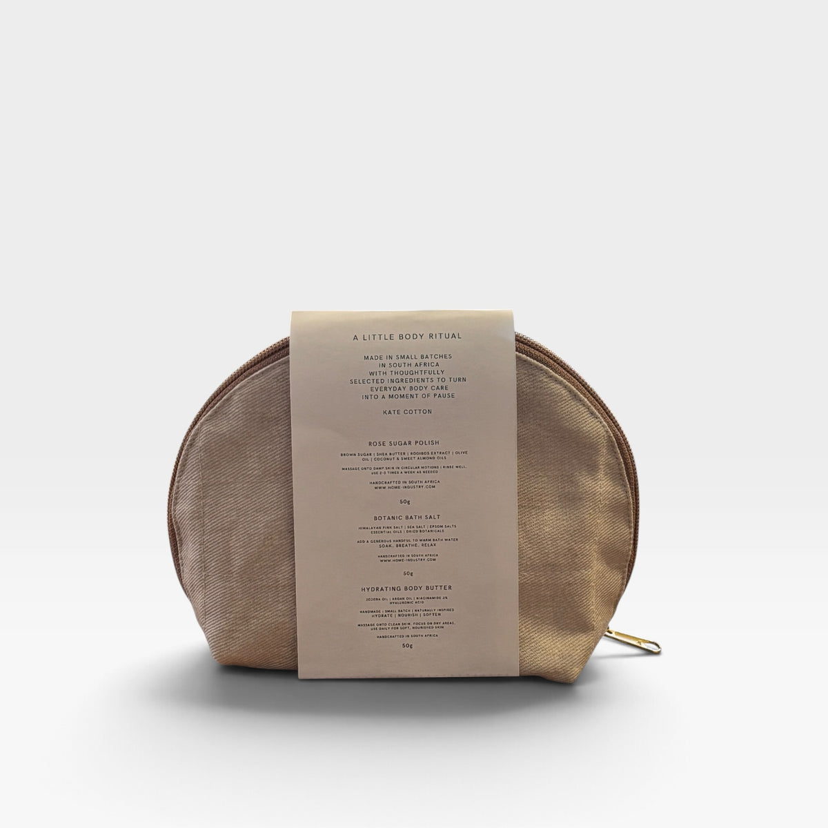 kate cotton - the body ritual travel collection
