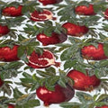 pomegranate table runner