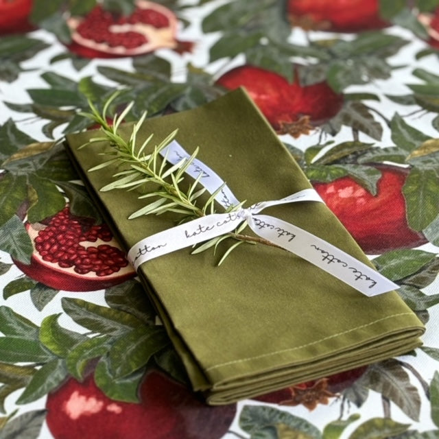 pomegranate table runner