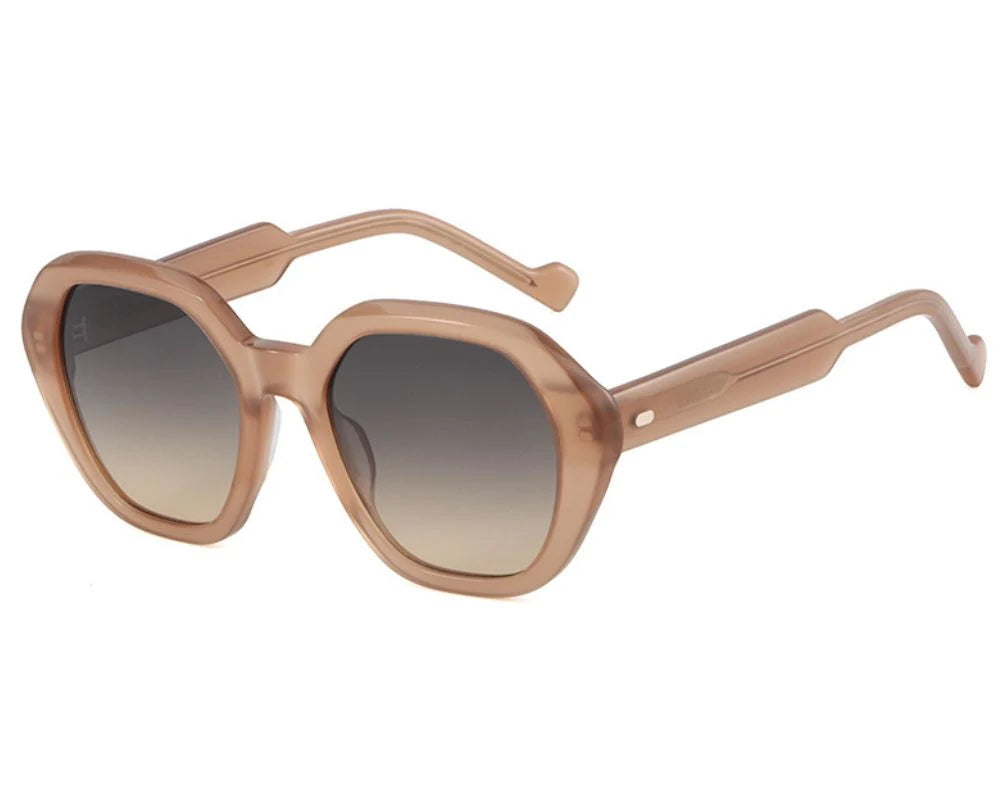 vanté 9030 oversized sunglasses - nude