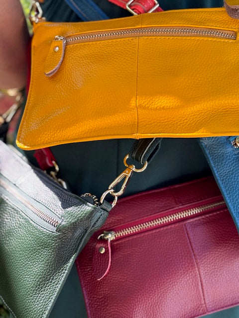 Soho Mini Crossbody – Genuine Leather 2-in-1 Bag