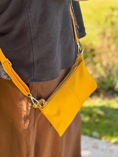 Soho Mini Crossbody – Genuine Leather 2-in-1 Bag