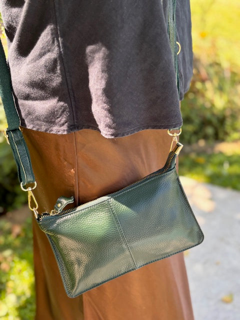 Soho Mini Crossbody – Genuine Leather 2-in-1 Bag