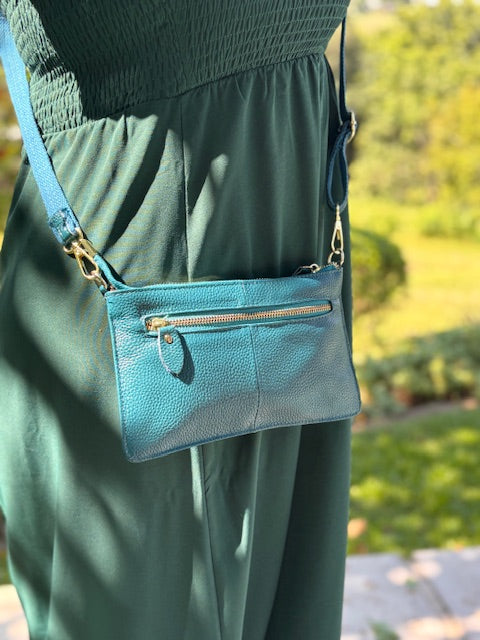 Soho Mini Crossbody – Genuine Leather 2-in-1 Bag