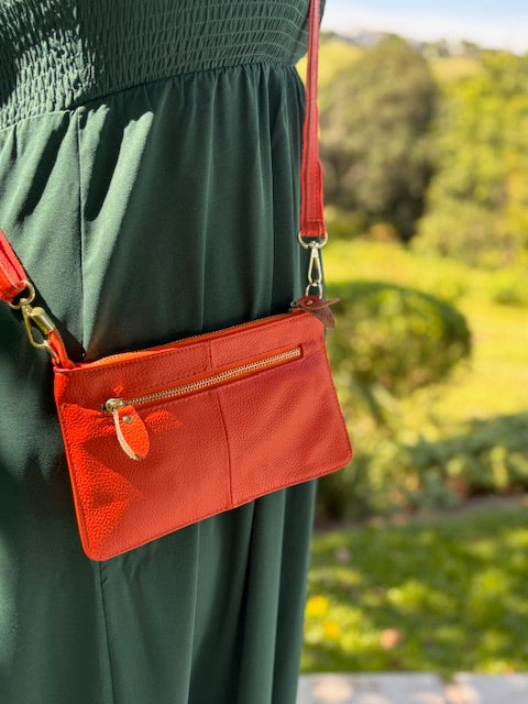 Soho Mini Crossbody – Genuine Leather 2-in-1 Bag