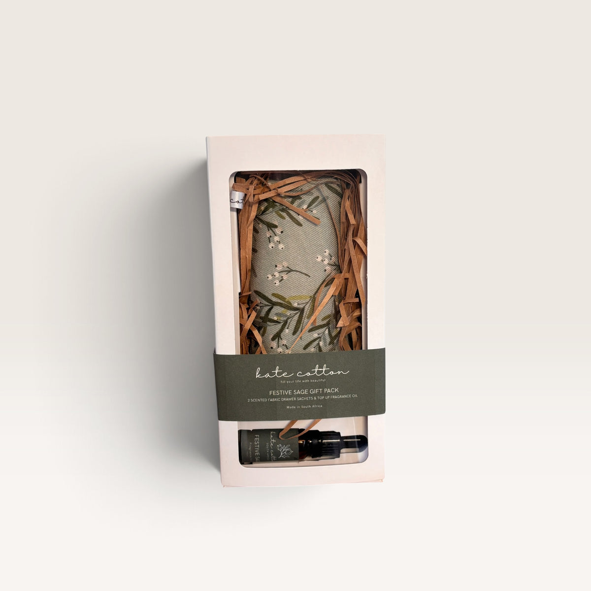 kate cotton signature gift set - festive fig ( mistletoe )